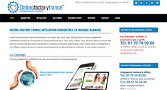 Desktop Screenshot of datingfactoryfrance.com